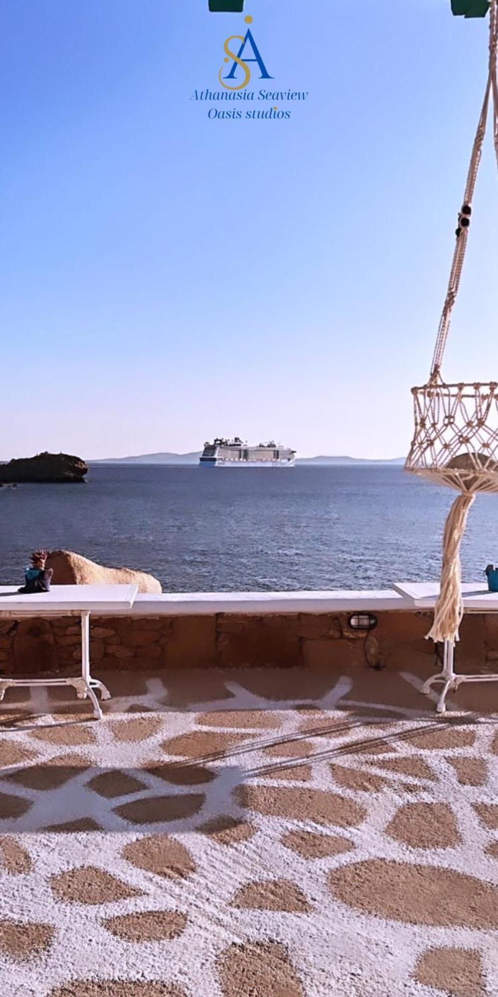 Mykonos Athanasia Seaview Oasis Studios By The Port Houlakia  ภายนอก รูปภาพ