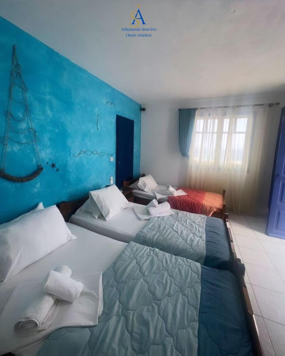Mykonos Athanasia Seaview Oasis Studios By The Port Houlakia  ภายนอก รูปภาพ