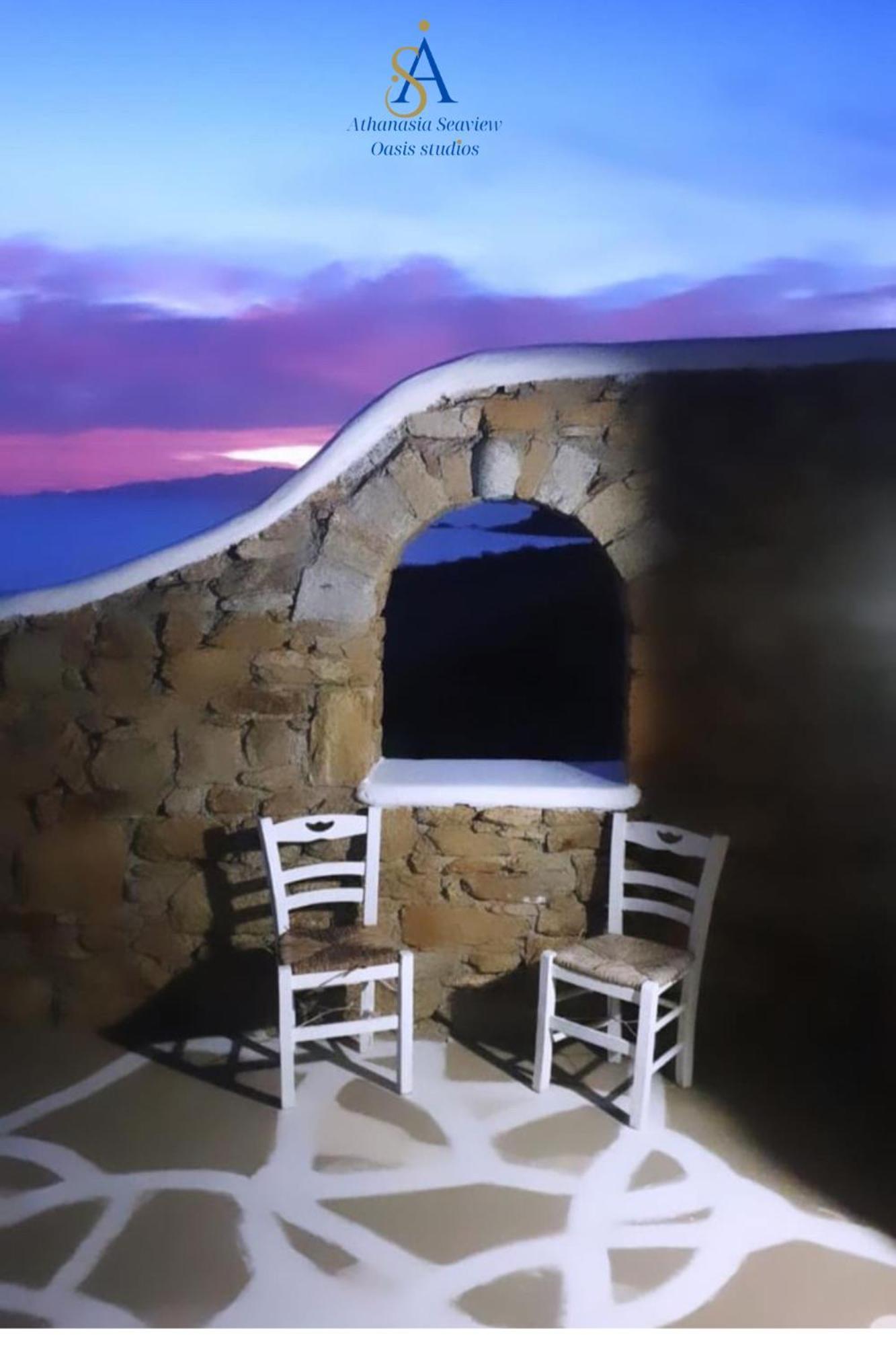 Mykonos Athanasia Seaview Oasis Studios By The Port Houlakia  ภายนอก รูปภาพ
