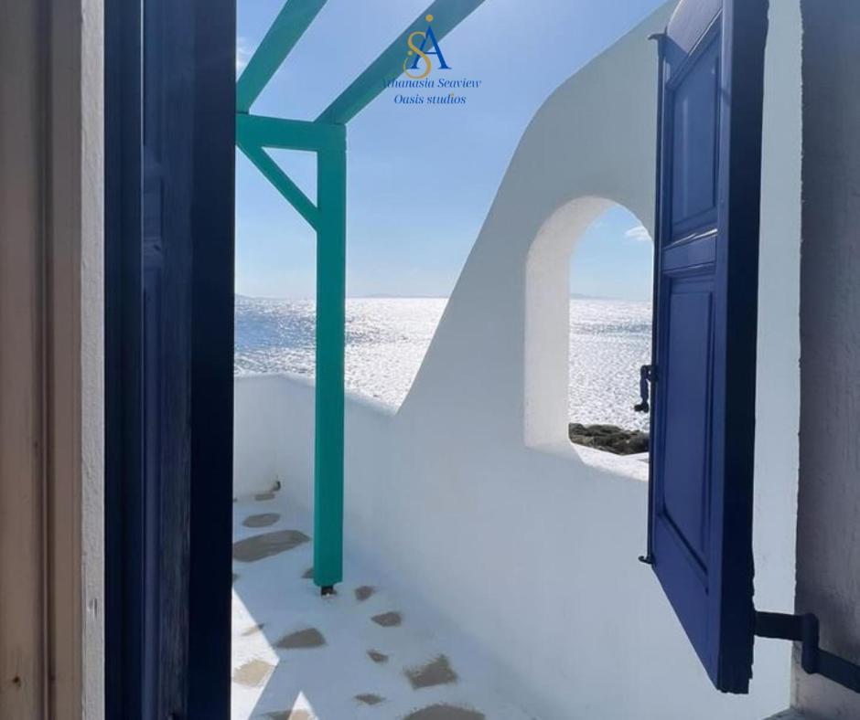 Mykonos Athanasia Seaview Oasis Studios By The Port Houlakia  ภายนอก รูปภาพ